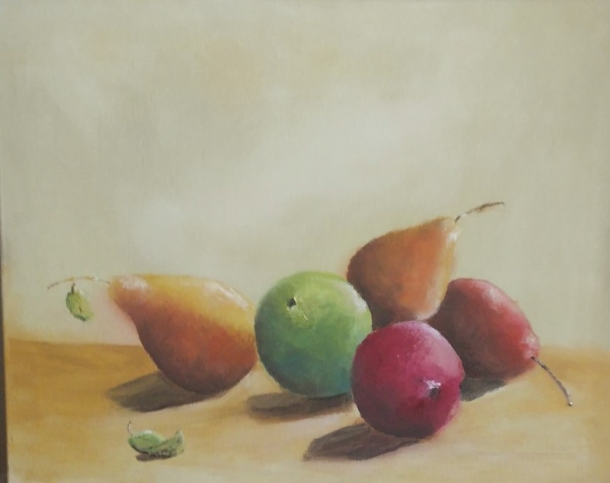 Five Pears and Green leave